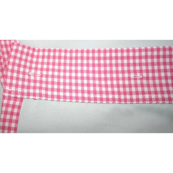 Pottery Barn Kids Girls Nursery Pink White Gingham Blackout Curtain Panel 44x84 - Picture 8 of 9
